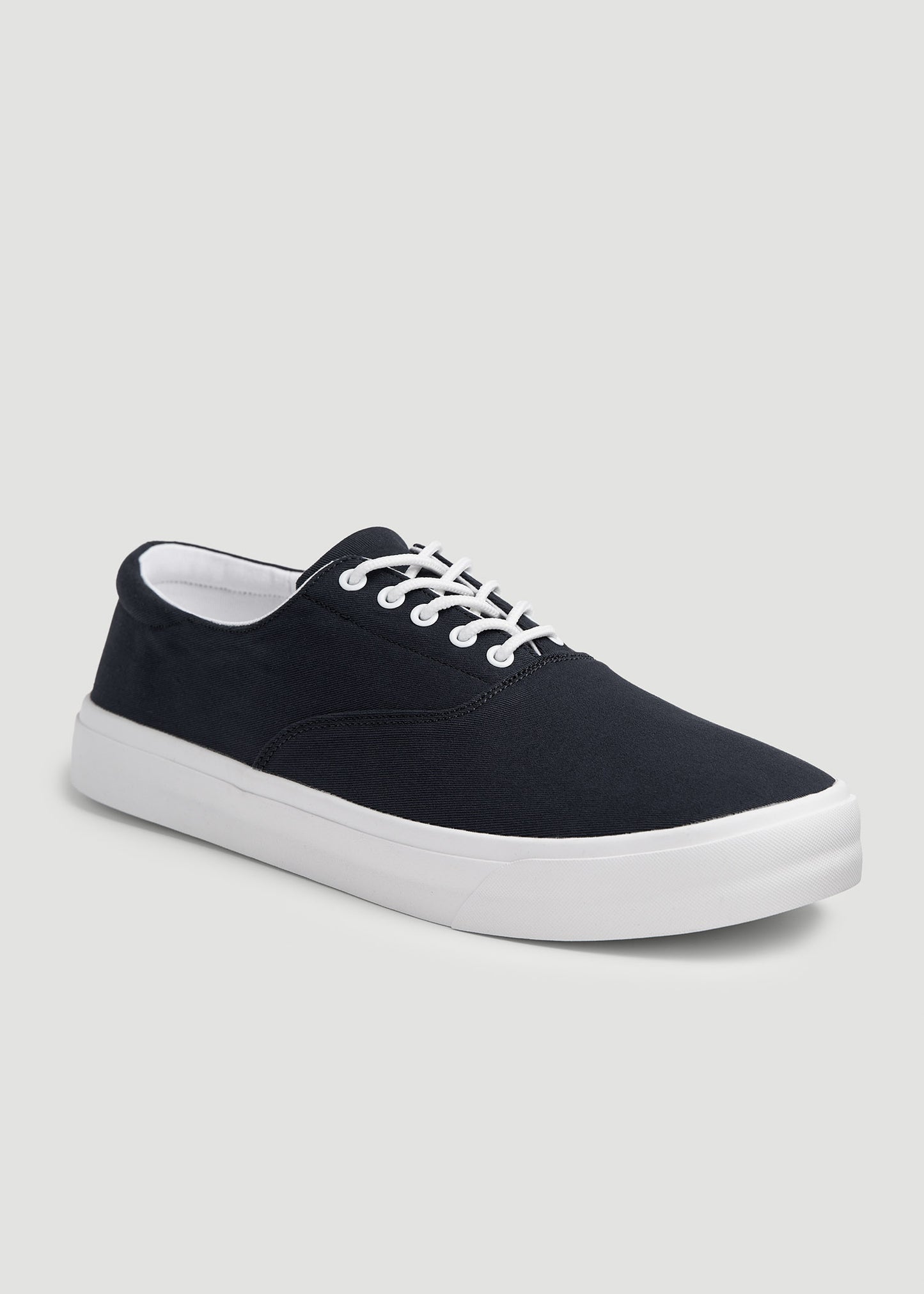 Canvas Sneaker for Tall Men in Black