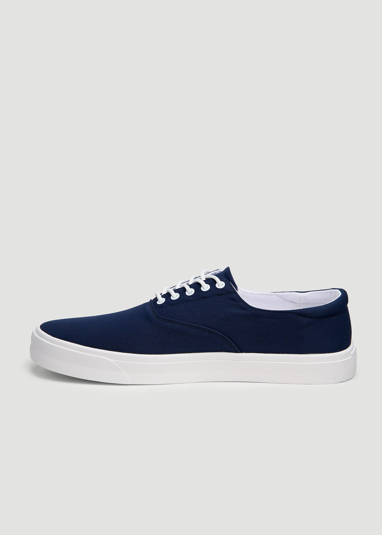 Canvas Sneakers for Tall Men in Navy