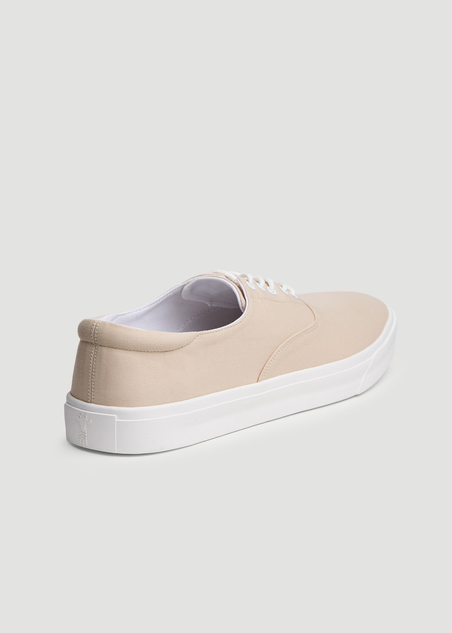 Canvas Sneaker for Tall Men in Taupe