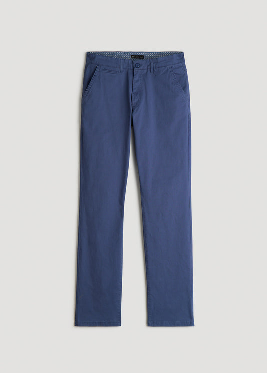 Carman TAPERED Chinos in Steel Blue - Pants for Tall Men