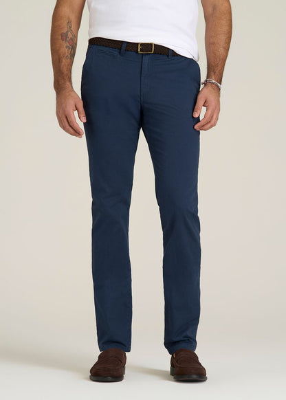 Carman TAPERED Chinos for Tall Men in Marine Navy