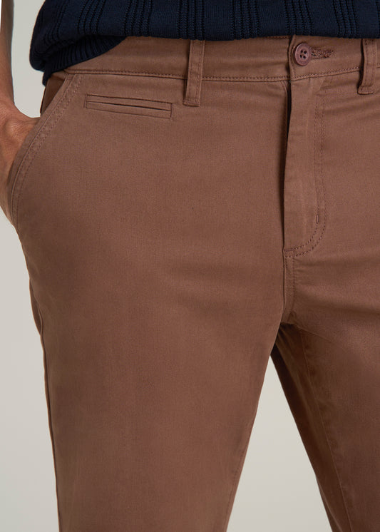 Carman TAPERED Chinos in Otter Brown - Pants for Tall Men