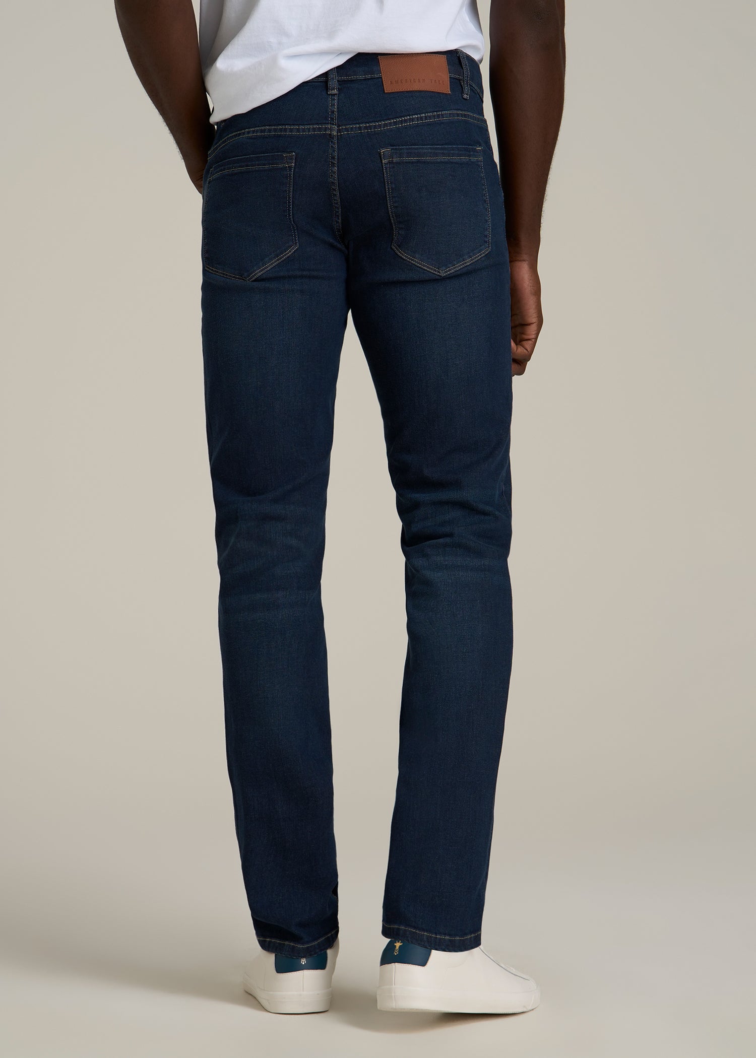 Carman TAPERED Jeans for Tall Men in Blue Steel