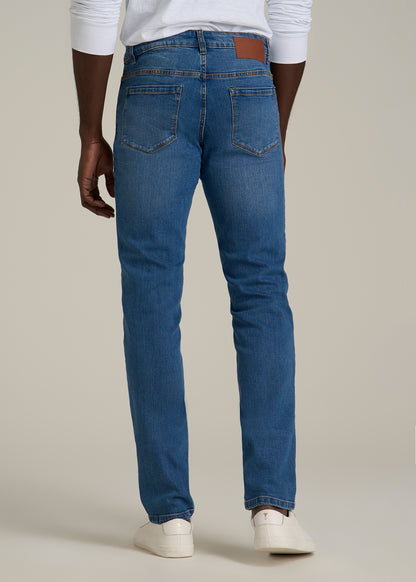 Carman TAPERED Jeans for Tall Men in Classic Mid Blue