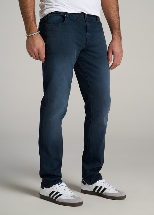 Dylan SLIM FIT Five-Pocket Pants For Tall Men in Pebble Grey