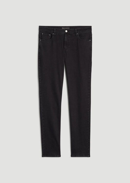 Carman TAPERED Jeans for Tall Men in Onyx Black Wash