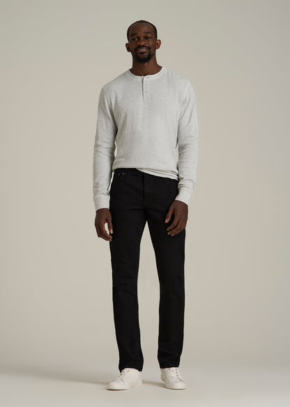 Carman TAPERED Jeans for Tall Men in True Black