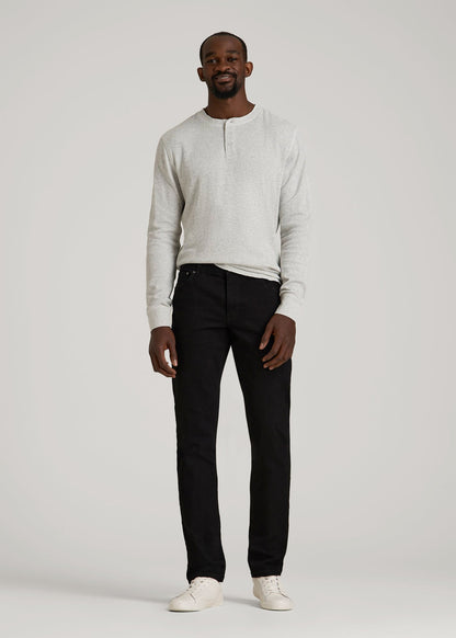 Carman TAPERED Jeans for Tall Men in True Black