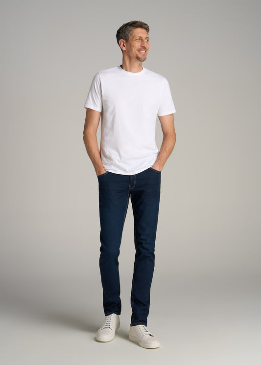 Carman TAPERED Jeans for Tall Men in Blue-Steel