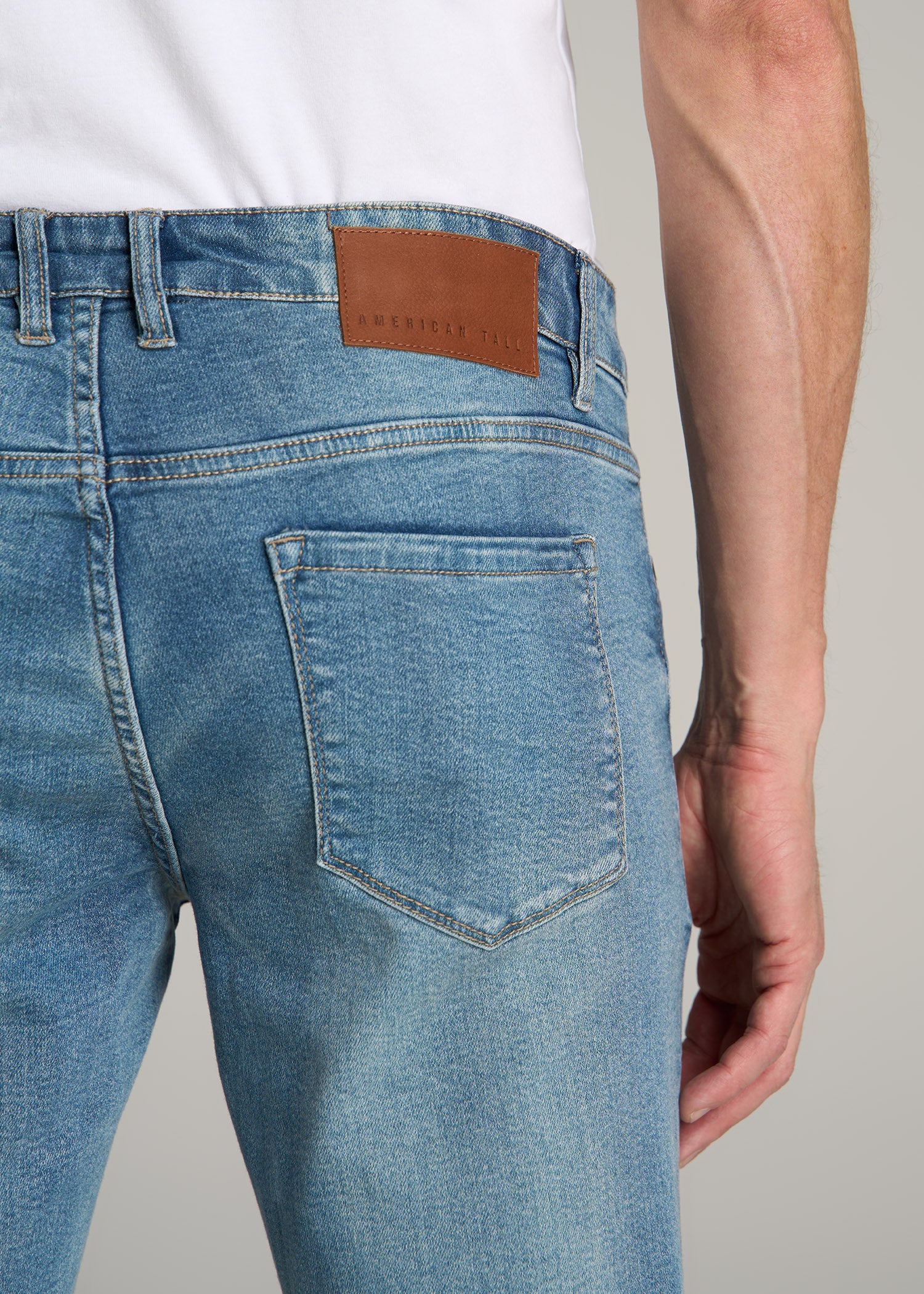 Carman Tapered Jeans For Tall Men New Fade | American Tall