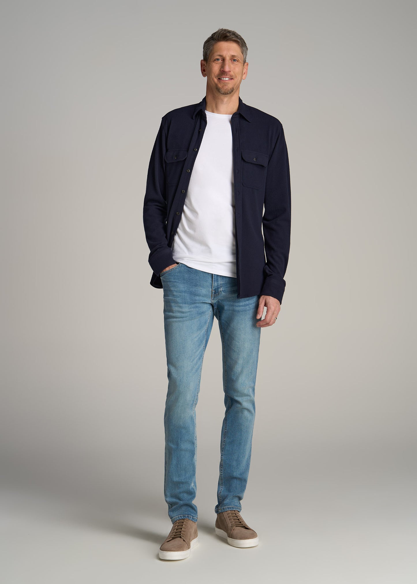 Carman Tapered Jeans For Tall Men New Fade