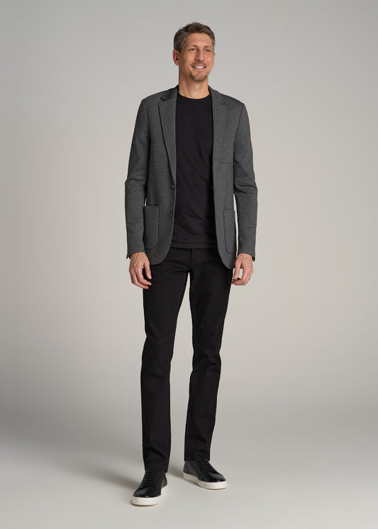 Carman TAPERED Jeans for Tall Men in True Black
