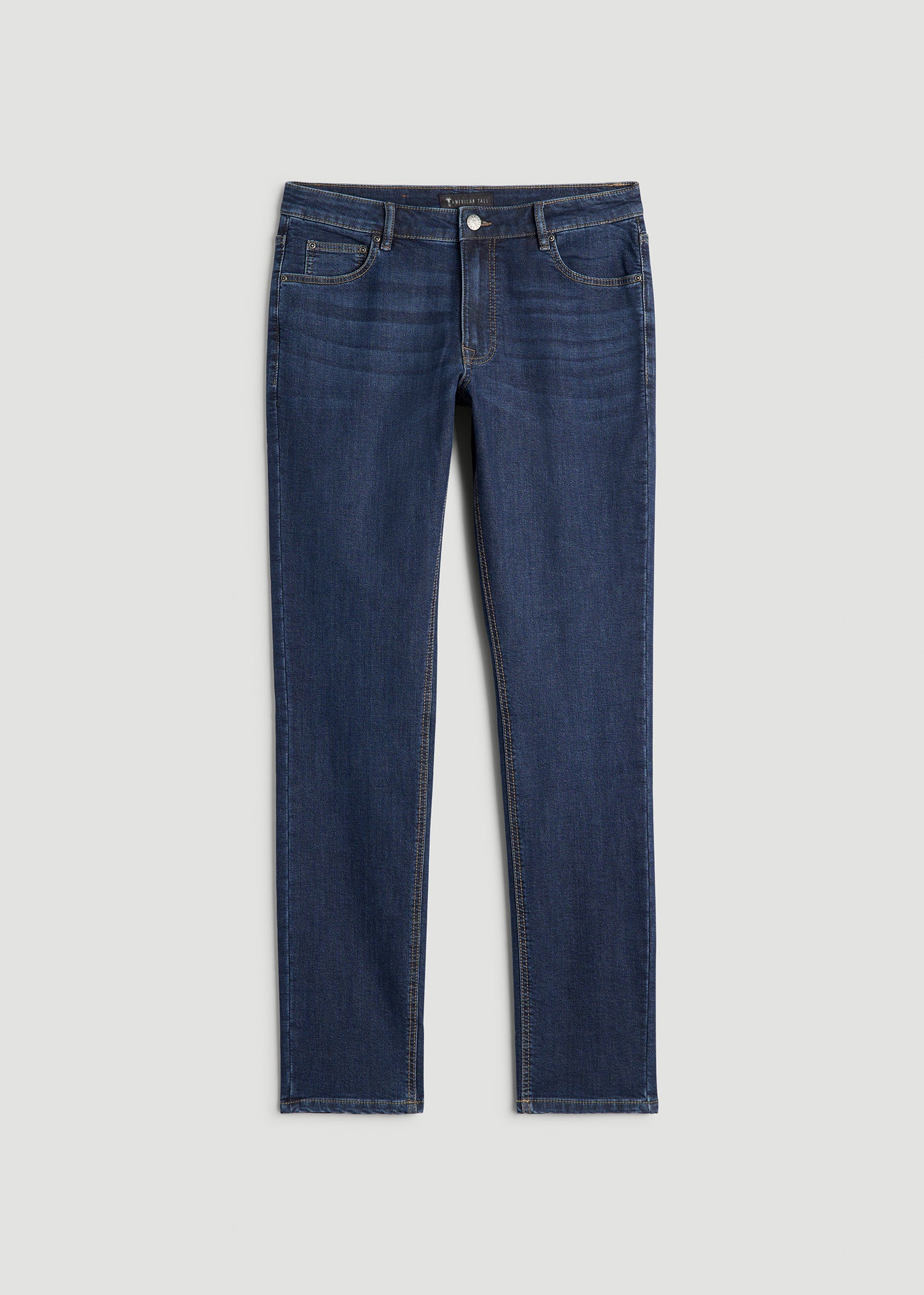 Carman TAPERED Fleeced Jeans for Tall Men in Colorado Blue Wash
