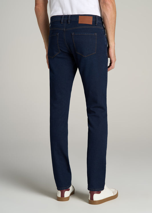 Carman TAPERED Fleeced Jeans for Tall Men in Rockies Blue