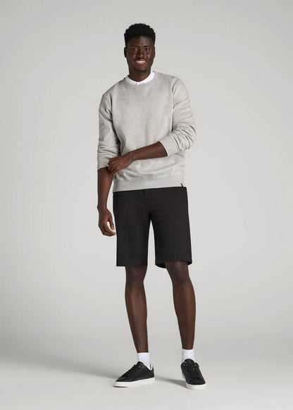 Chino Shorts for Tall Men in Black