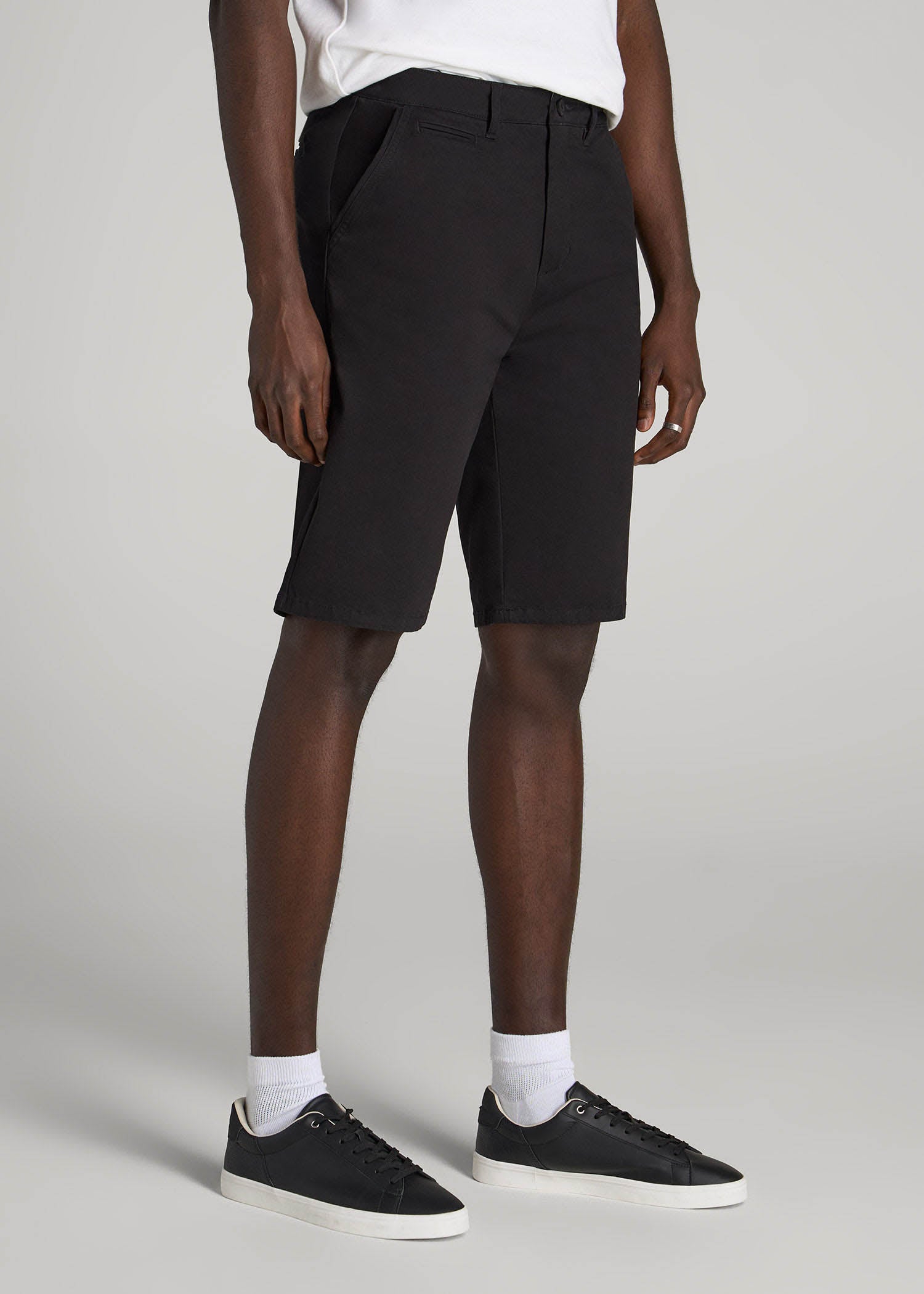 Men's Tall Black Chino Shorts | American Tall