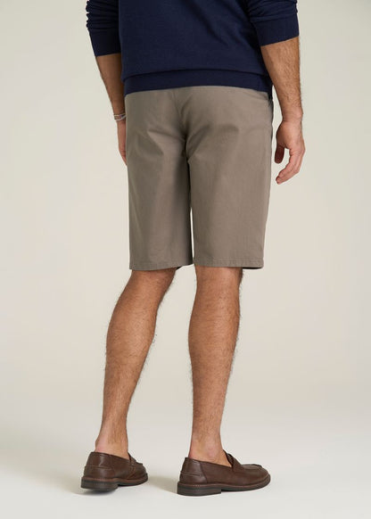 Chino Shorts for Tall Men in Dark Sand