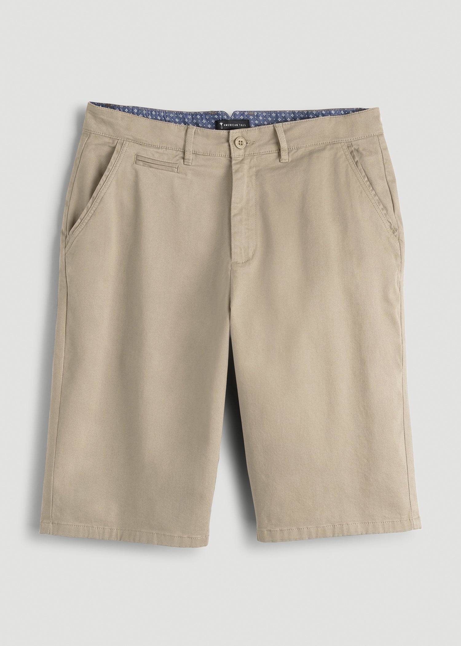 Men's Tall Chino Shorts In Desert Khaki | American Tall