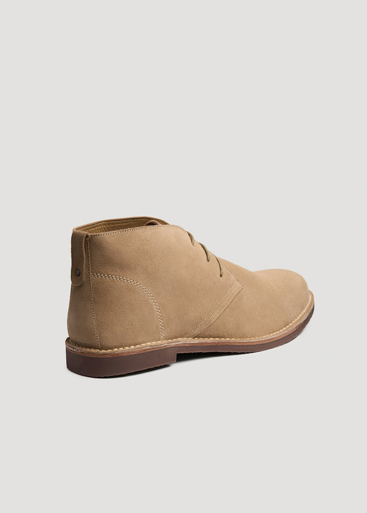 Tall Men's Chukka Boots in Cappuccino