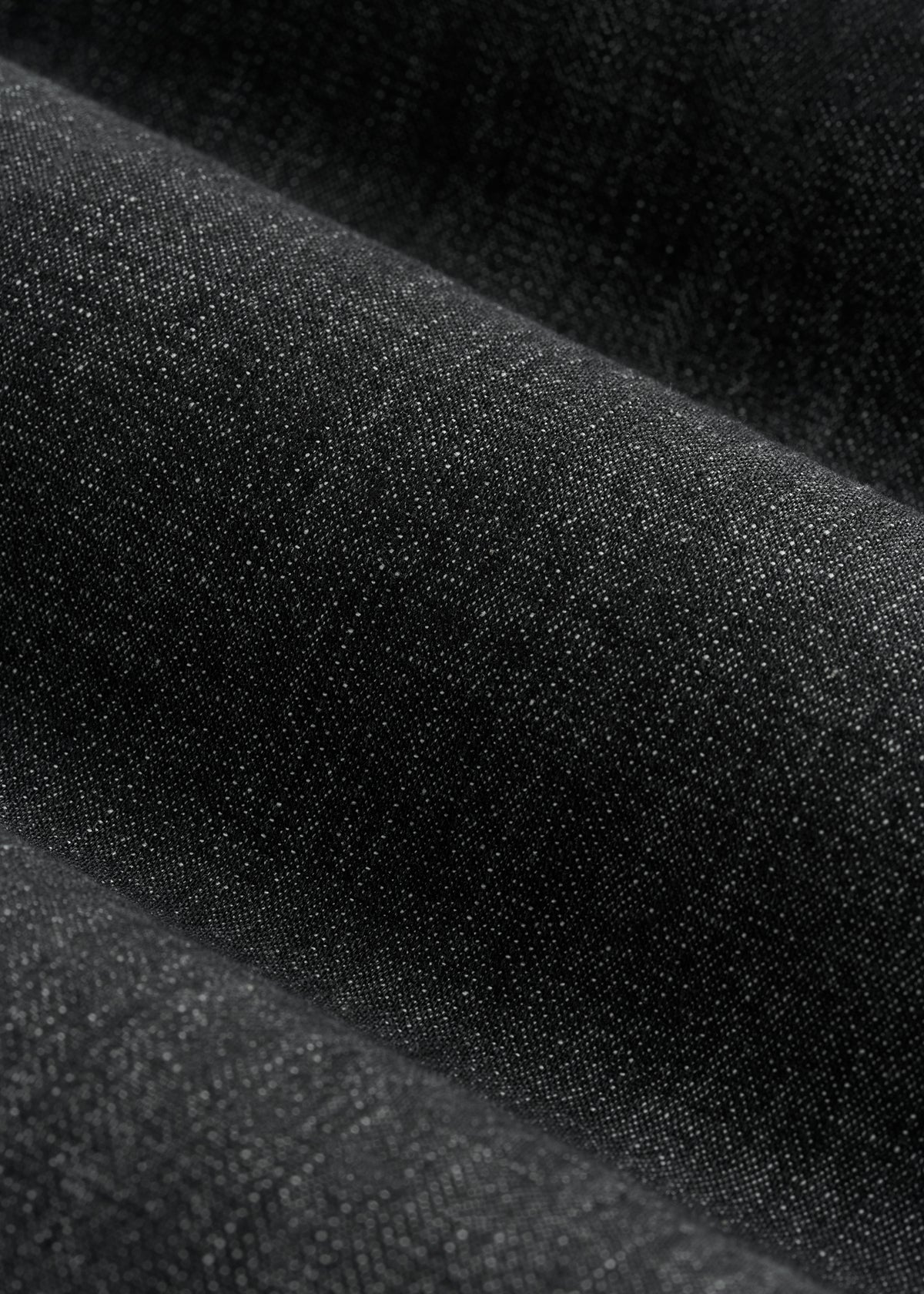 Classic Denim Shirt for Tall Men in Black Wash
