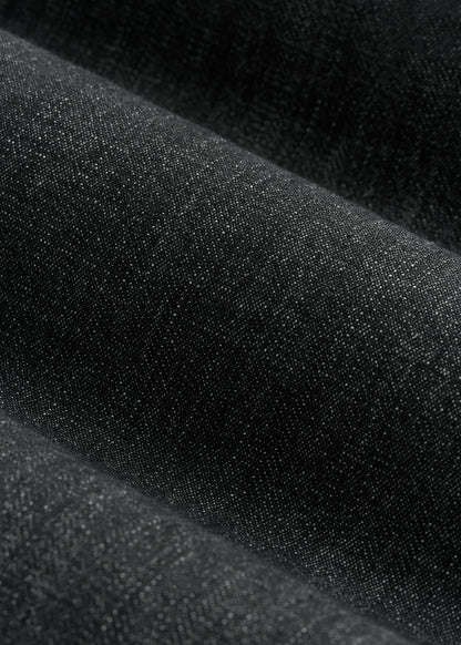 Classic Denim Shirt for Tall Men in Black Wash