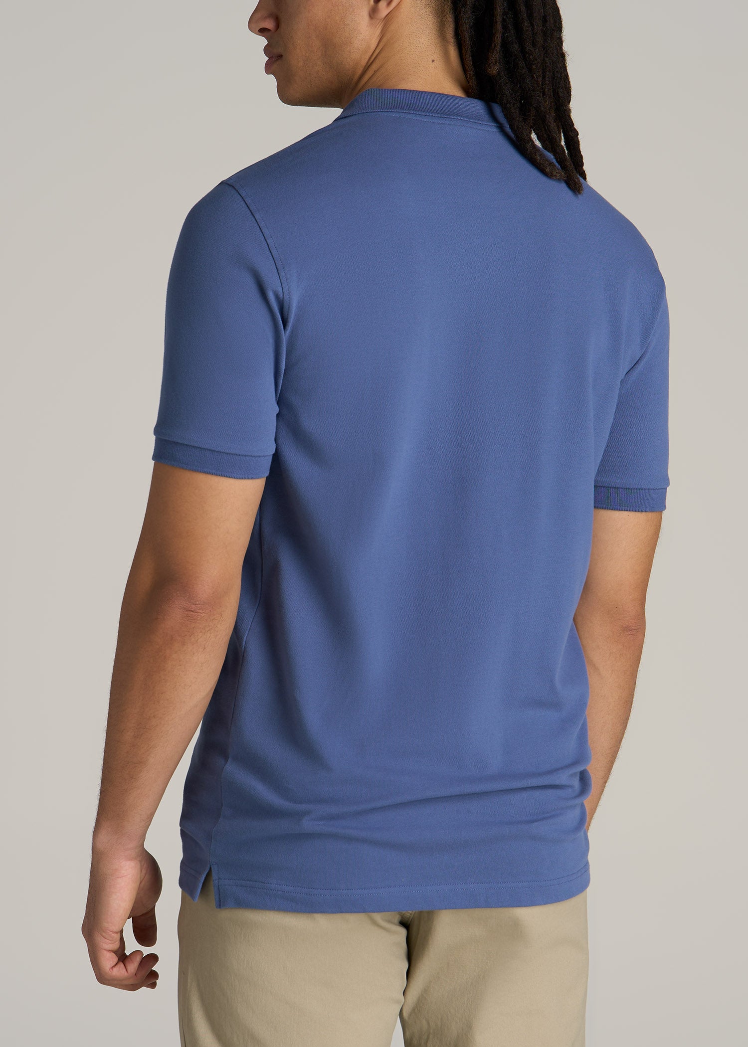 Tall Men's Polo Shirt with Embroidered Logo | American Tall