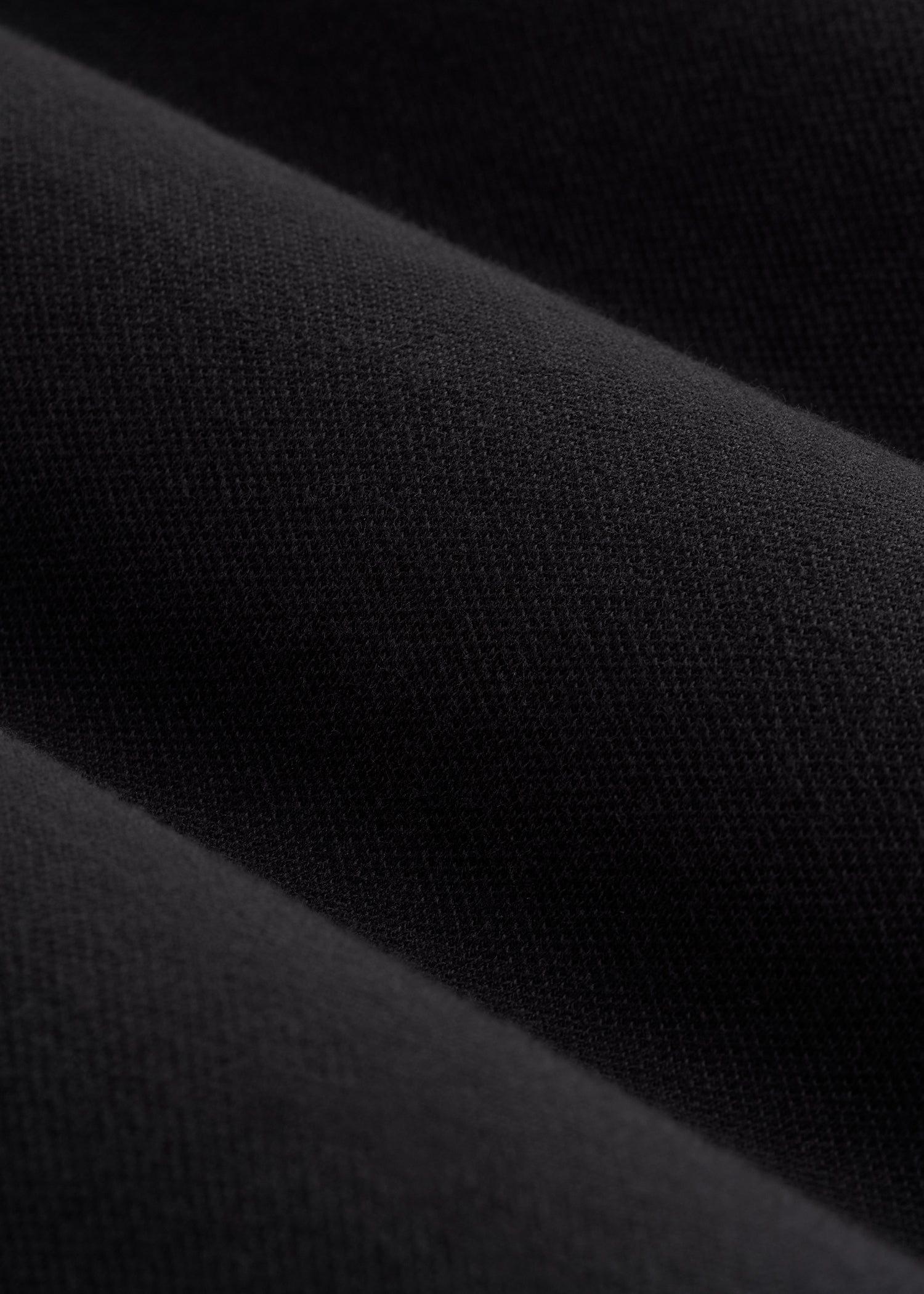 Classic Polo with Embroidered Logo for Tall Men in Black