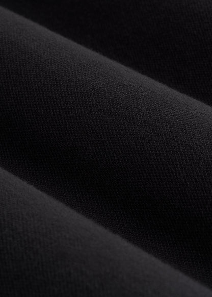 Classic Polo with Embroidered Logo for Tall Men in Black