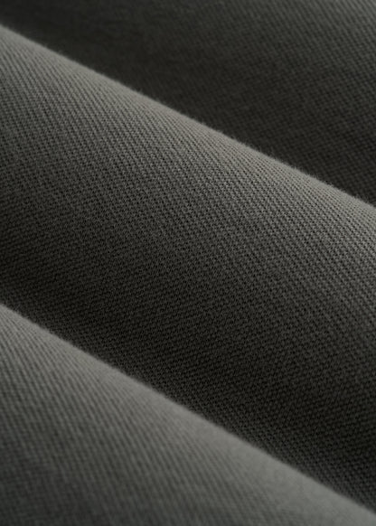 Classic Polo with Embroidered Logo for Tall Men in Spring Olive