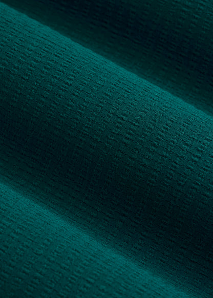 Coastal Perforated Button shirt for Tall Men in Deep Teal