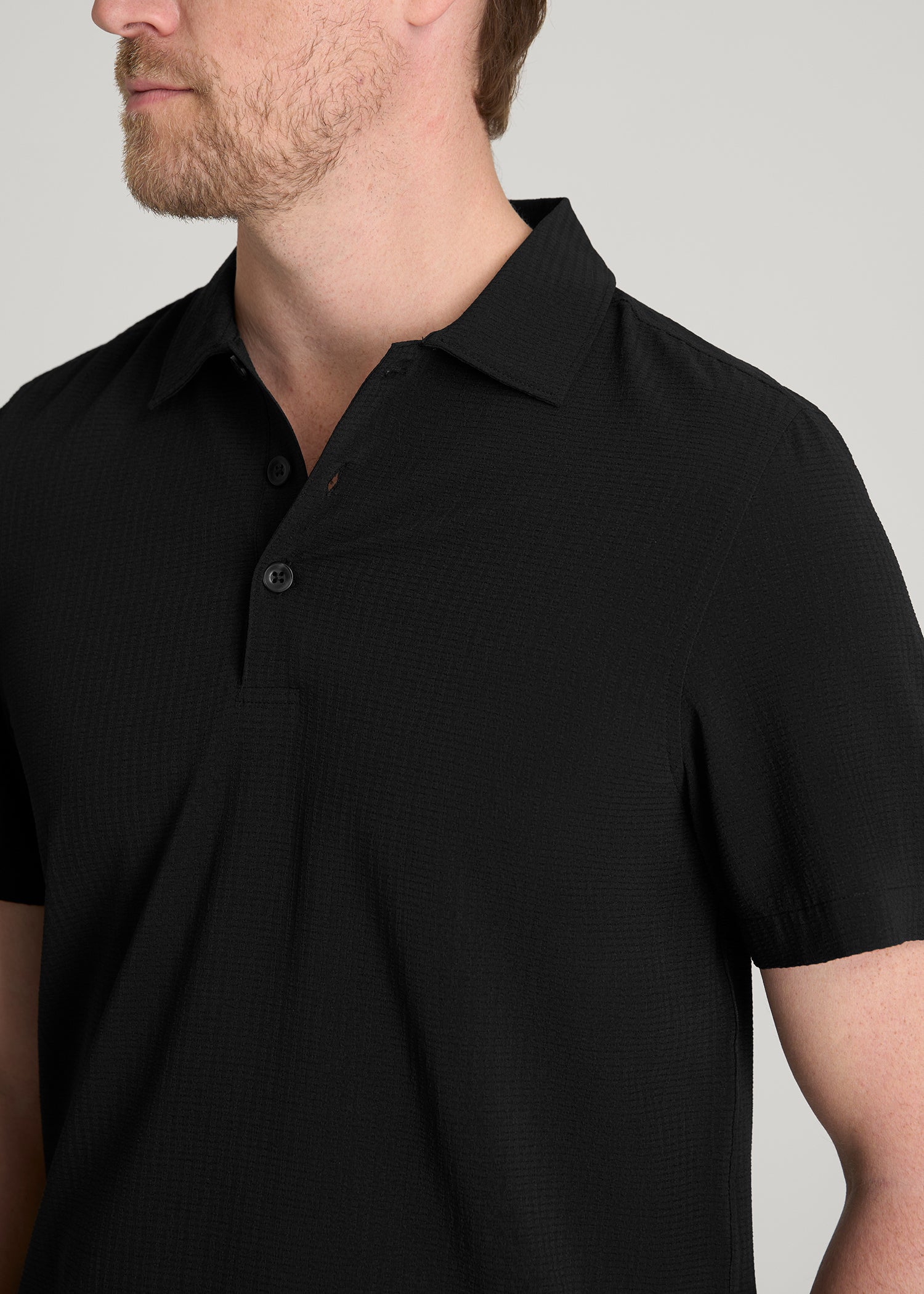 Coastal Perforated Tall Men's Polo Shirt | American Tall