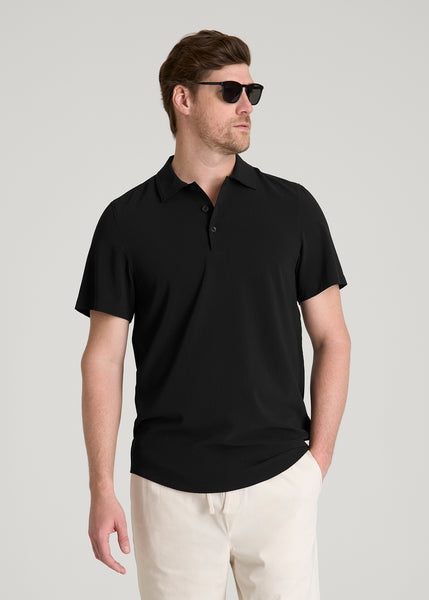トップス trvo black hole polo Coastal Perforated Tall Men's Polo Shirt | American Tall