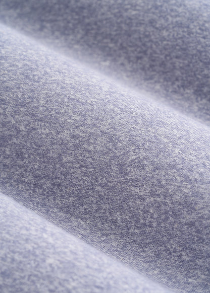 Core Cotton Crewneck Tee for Tall Men in Blue Granite Melange