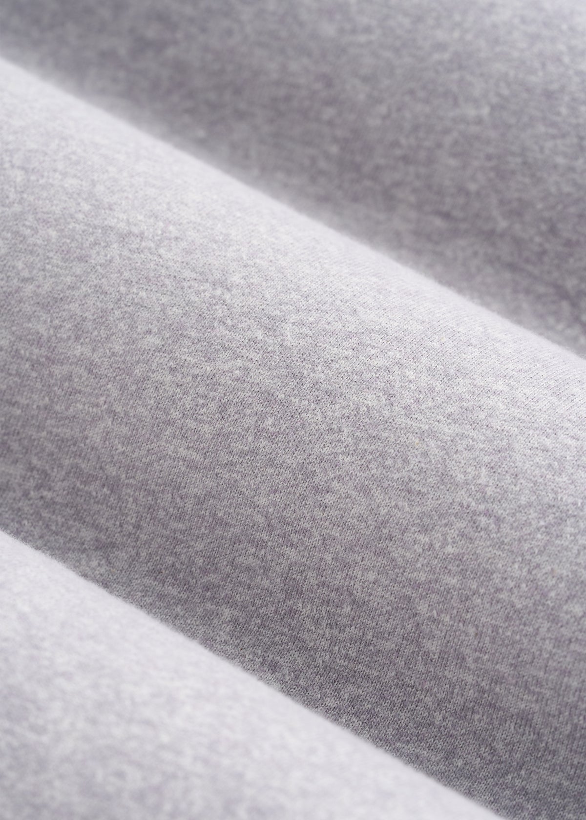 Core Cotton Crewneck Tee for Tall Men in Dusty Lilac Melange