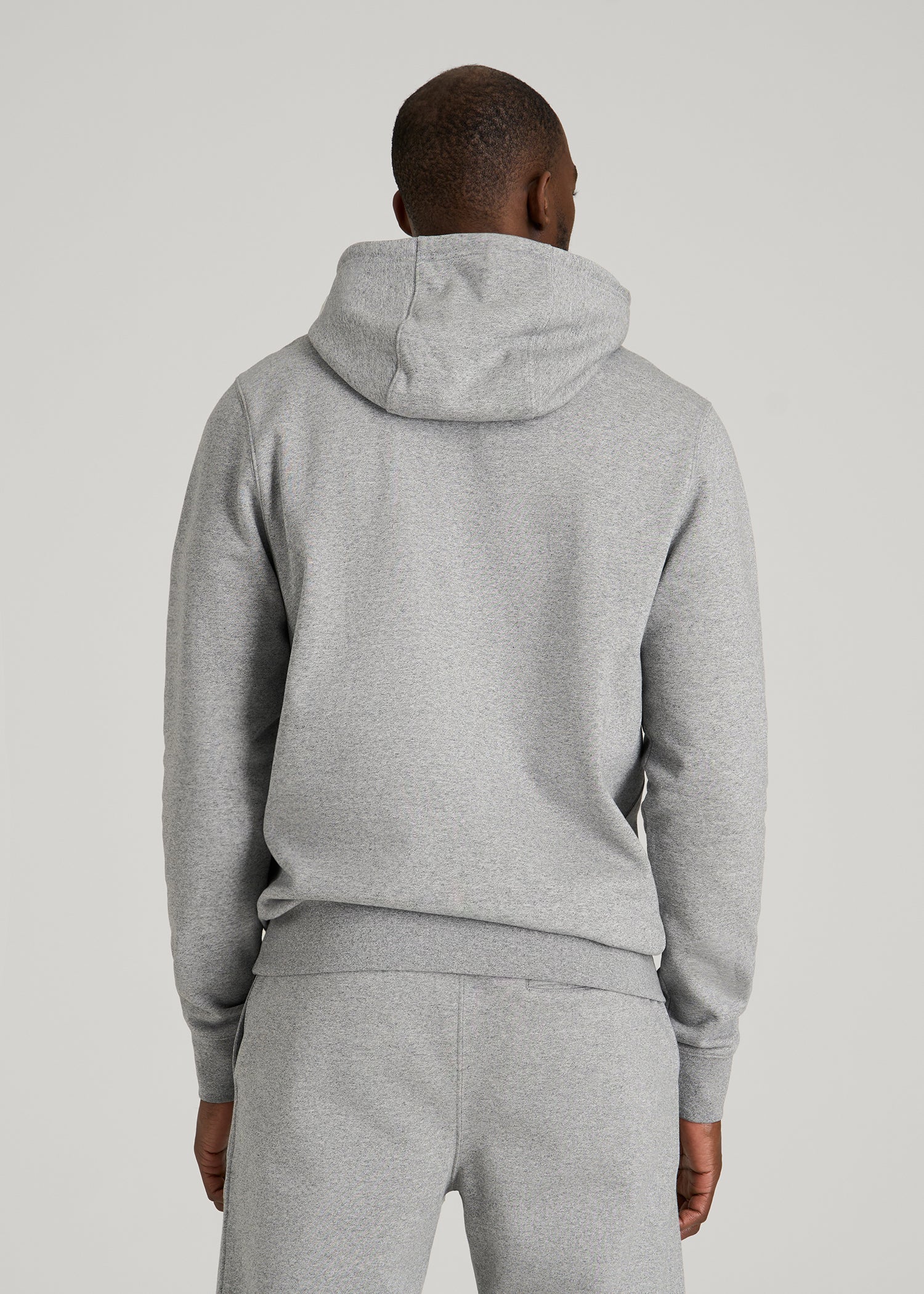 Core Motion Fleece Popover Hoodie for Tall Men in Heathered Grey