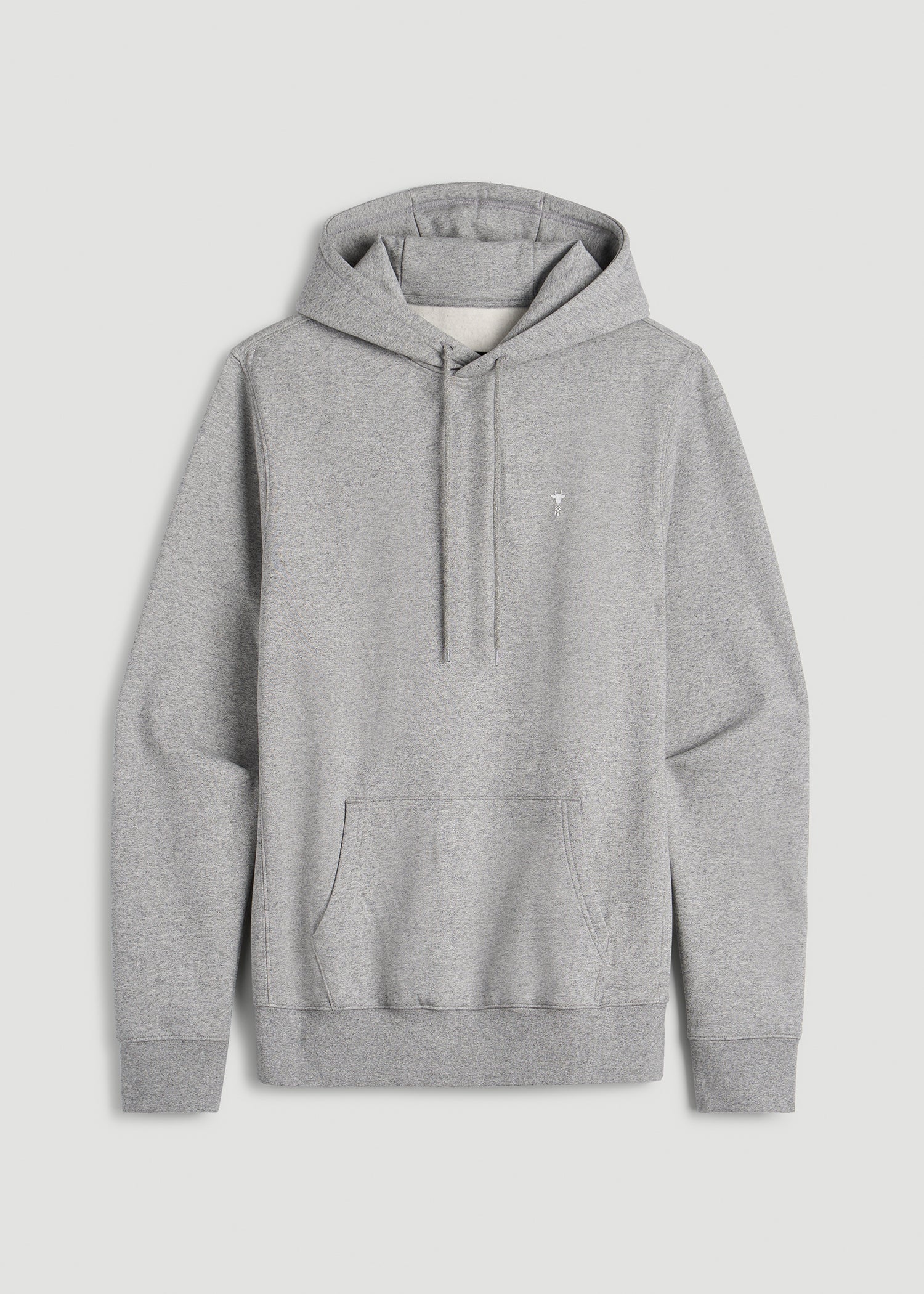 Core Motion Fleece Popover Hoodie for Tall Men in Heathered Grey
