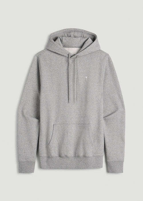 Core Motion Fleece Popover Hoodie for Tall Men in Heathered Grey