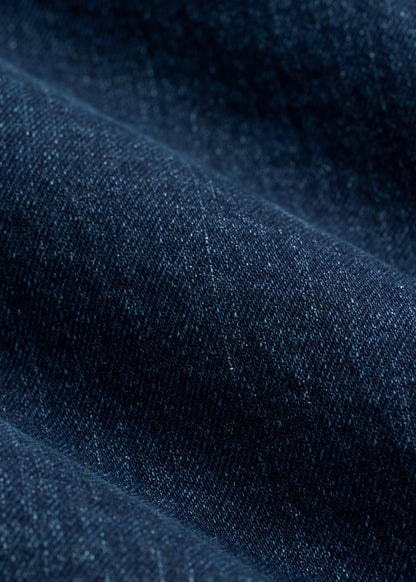 Denim Trucker Jacket for Tall Men in Mid Ocean Blue