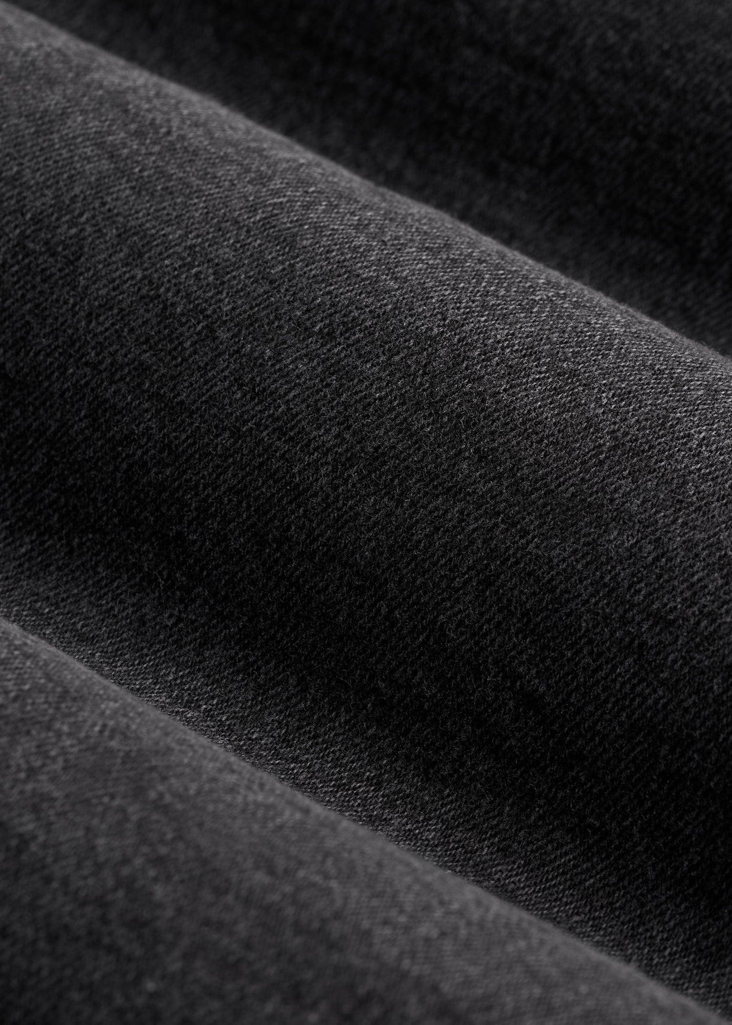 Denim Trucker Jacket for Tall Men in Washed Black