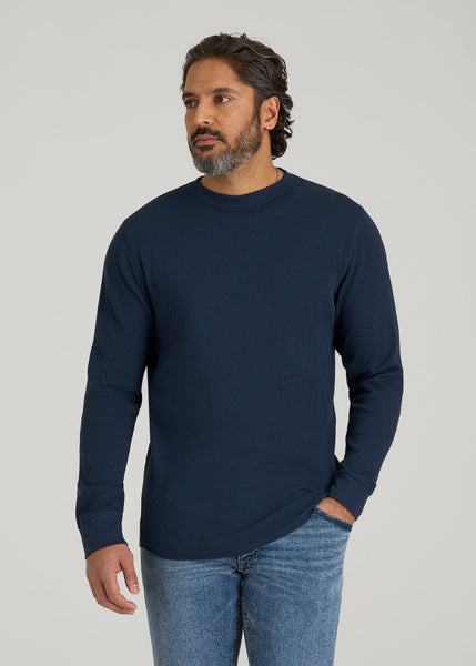 Double Honeycomb Thermal Crewneck Extra-Long Top | American Tall
