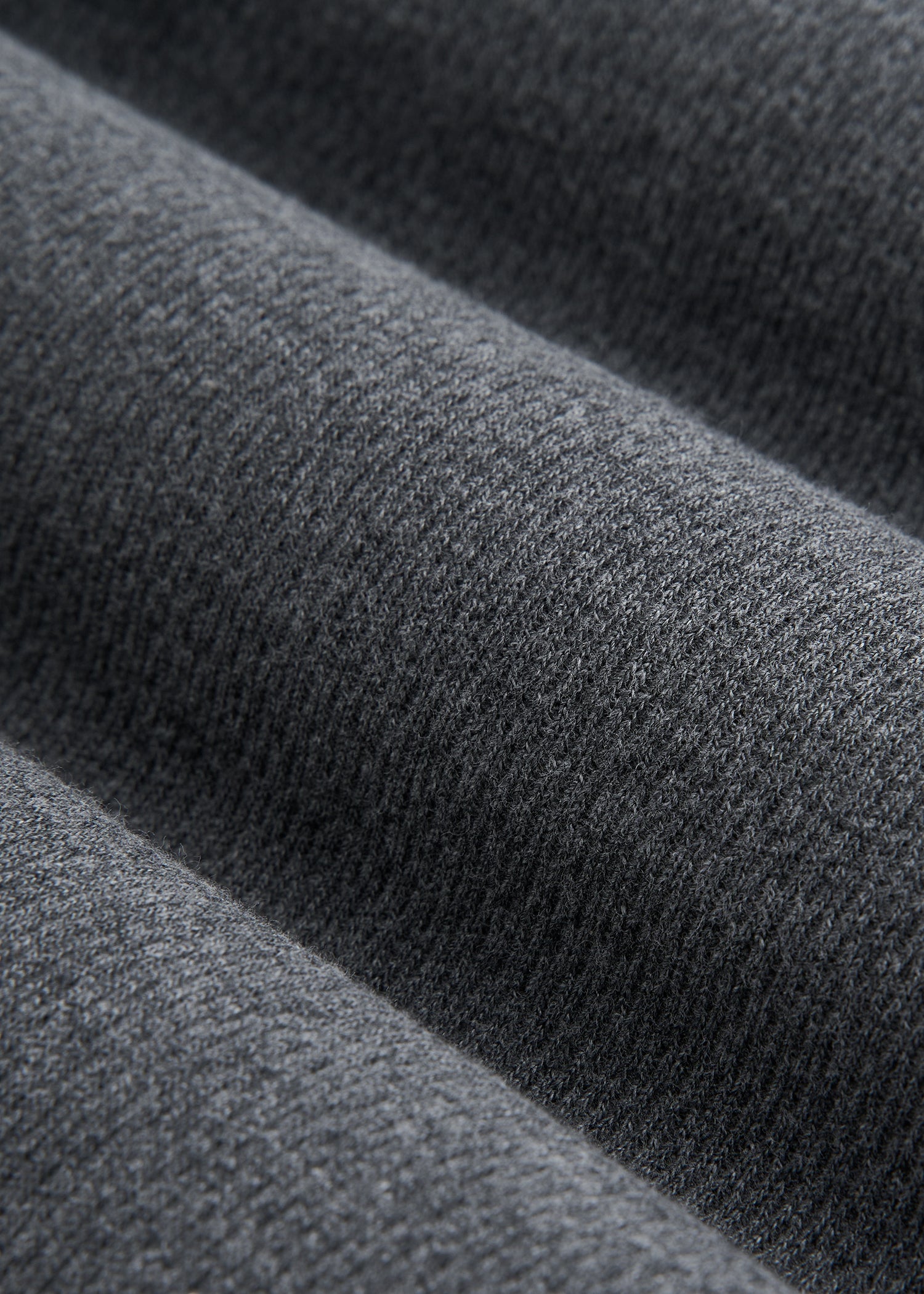 Double Honeycomb Thermal Long-Sleeve Henley Shirt for Tall Men in Charcoal Mix