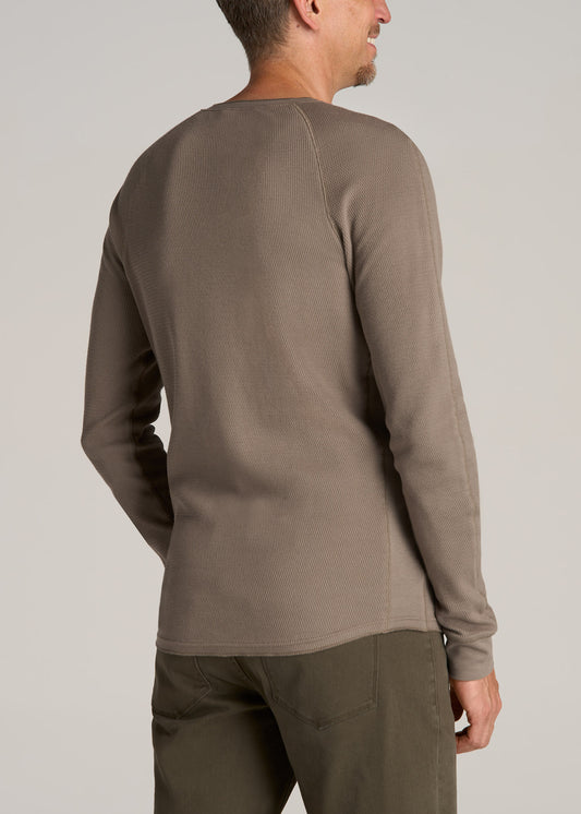 American-Tall-Men-Double-Honeycomb-Thermal-LS-Henley-Dark-Sand-back