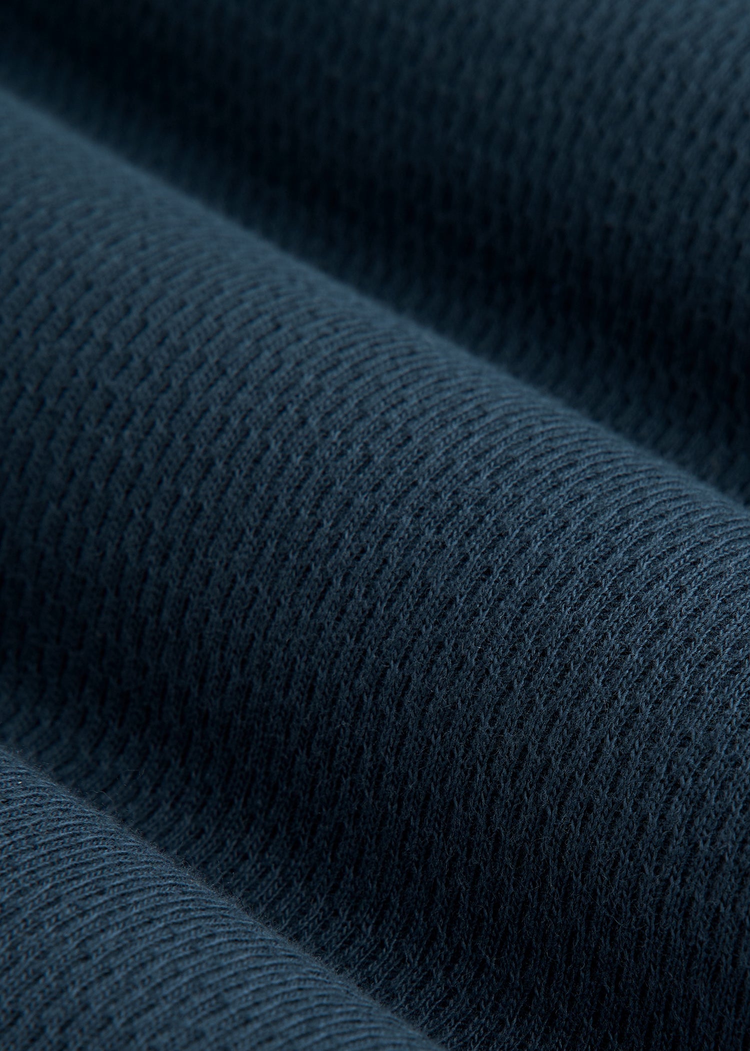 Double Honeycomb Thermal Long-Sleeve Henley Shirt for Tall Men in True Navy