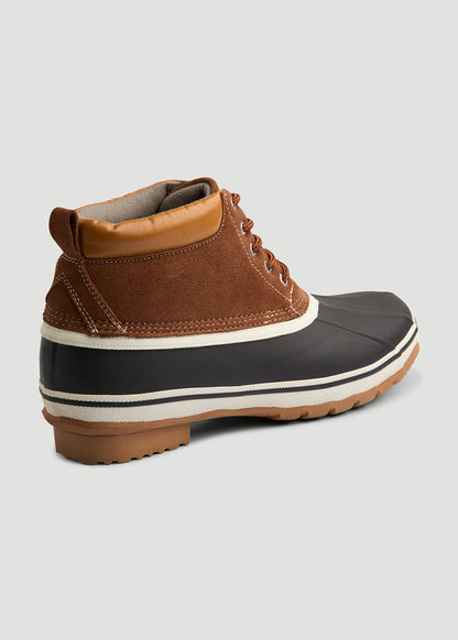 Duck Boots for Tall Men in Tan