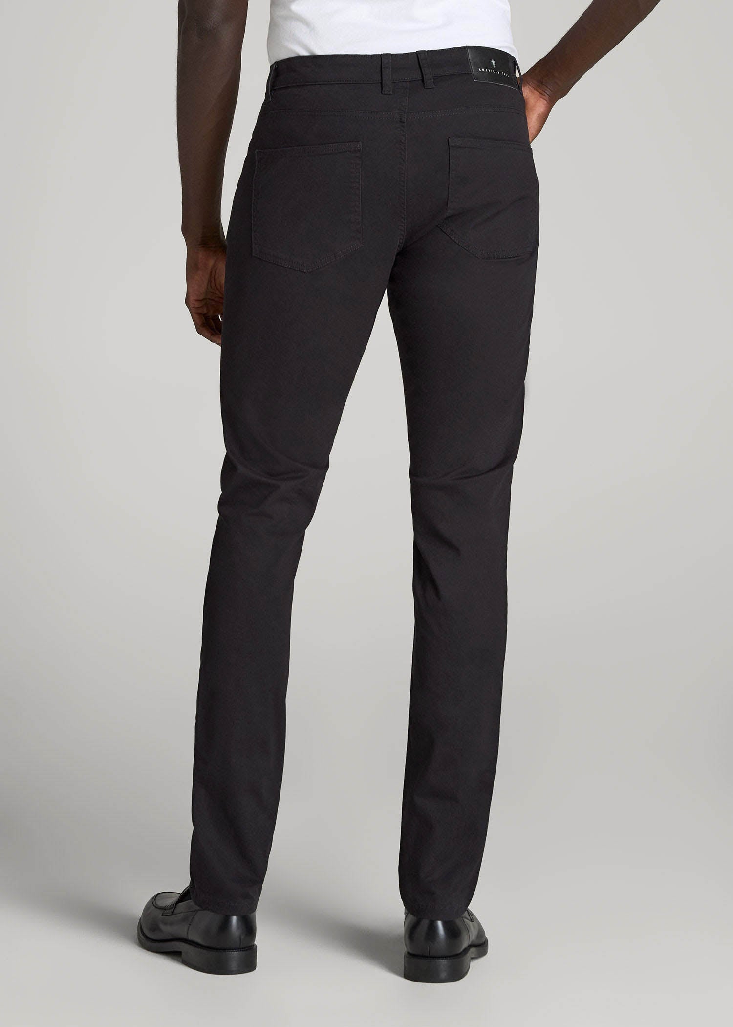 Men's Five Pocket Pants: Tall Dylan Slim Fit Black Pants