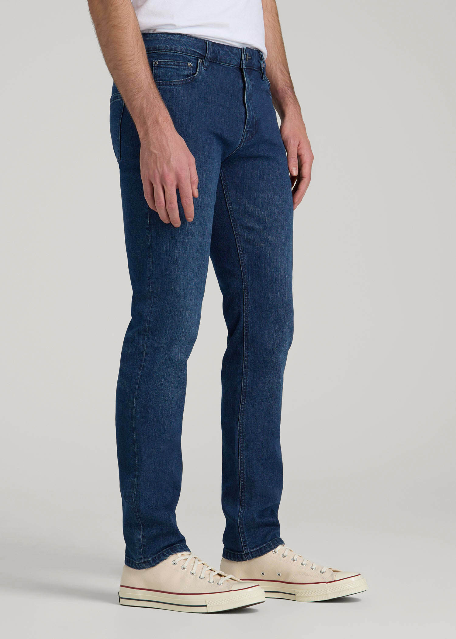 Dylan Slim Fit Jeans Atlantic Blue For Tall Men | American Tall