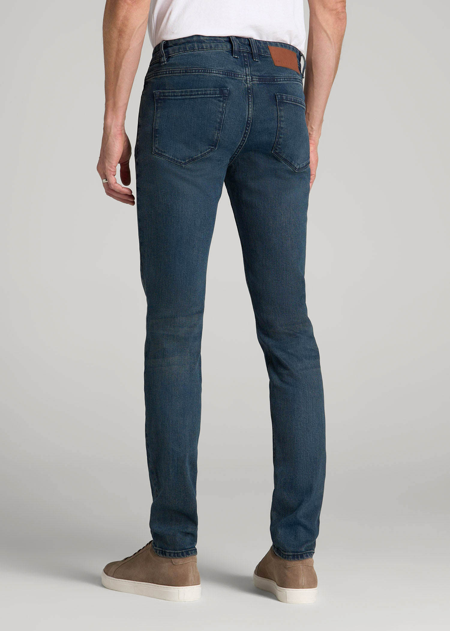Dylan Slim Fit Jeans Coastal Blue For Tall Men | American Tall