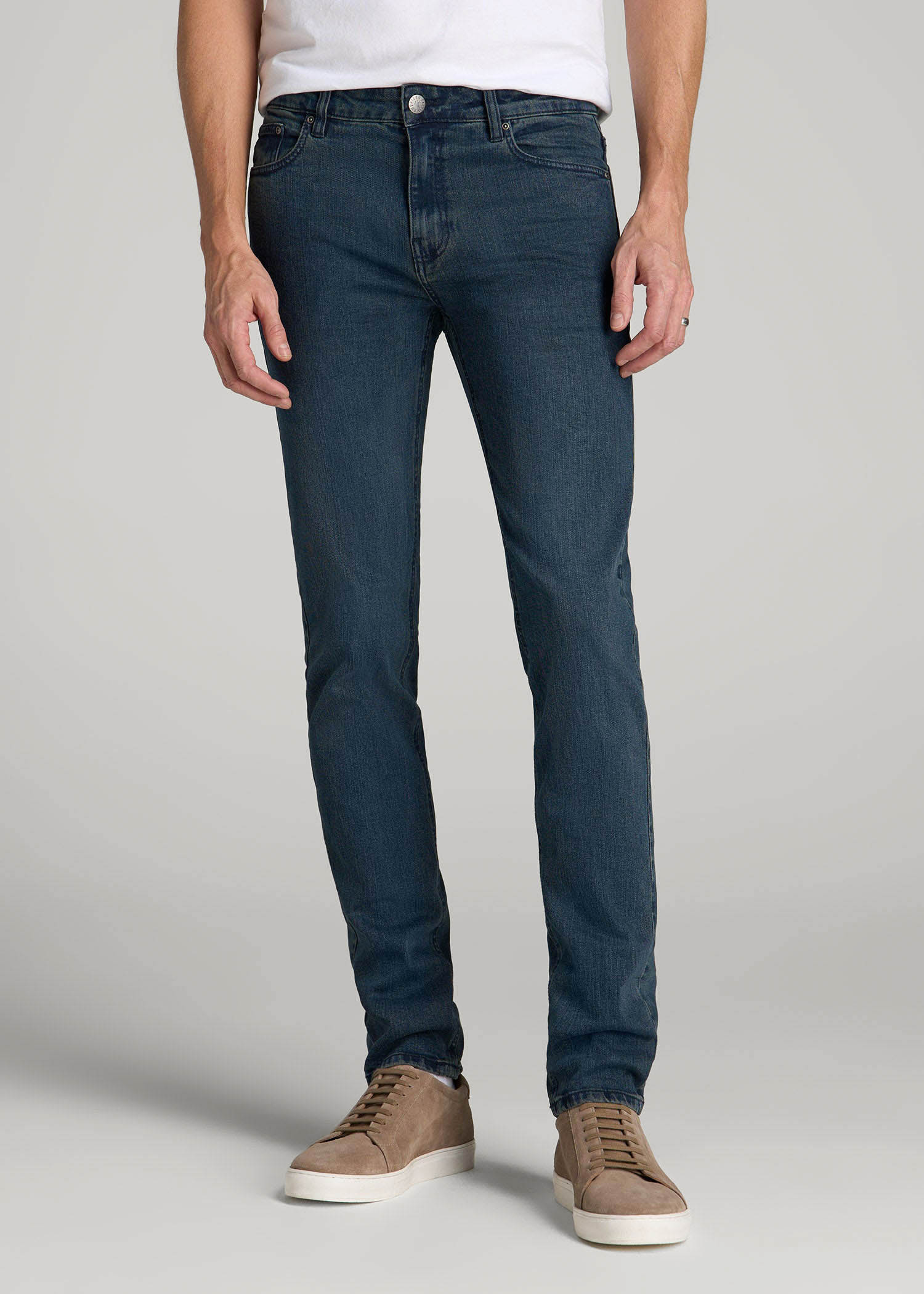 Dylan Slim Fit Jeans Coastal Blue For Tall Men | American Tall Dylan Slim Fit Jeans Coastal Blue For Tall Men | American Tall