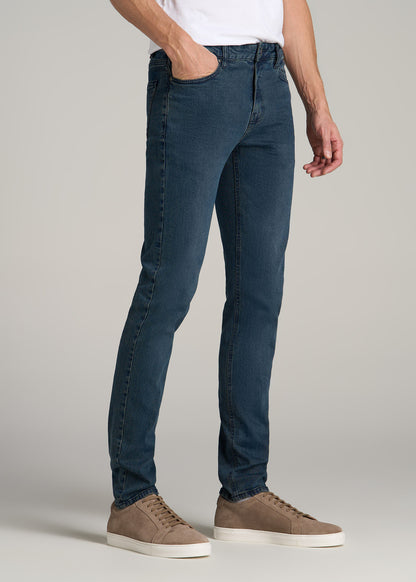 Dylan Slim Fit Jeans for Tall Men in Coastal Blue