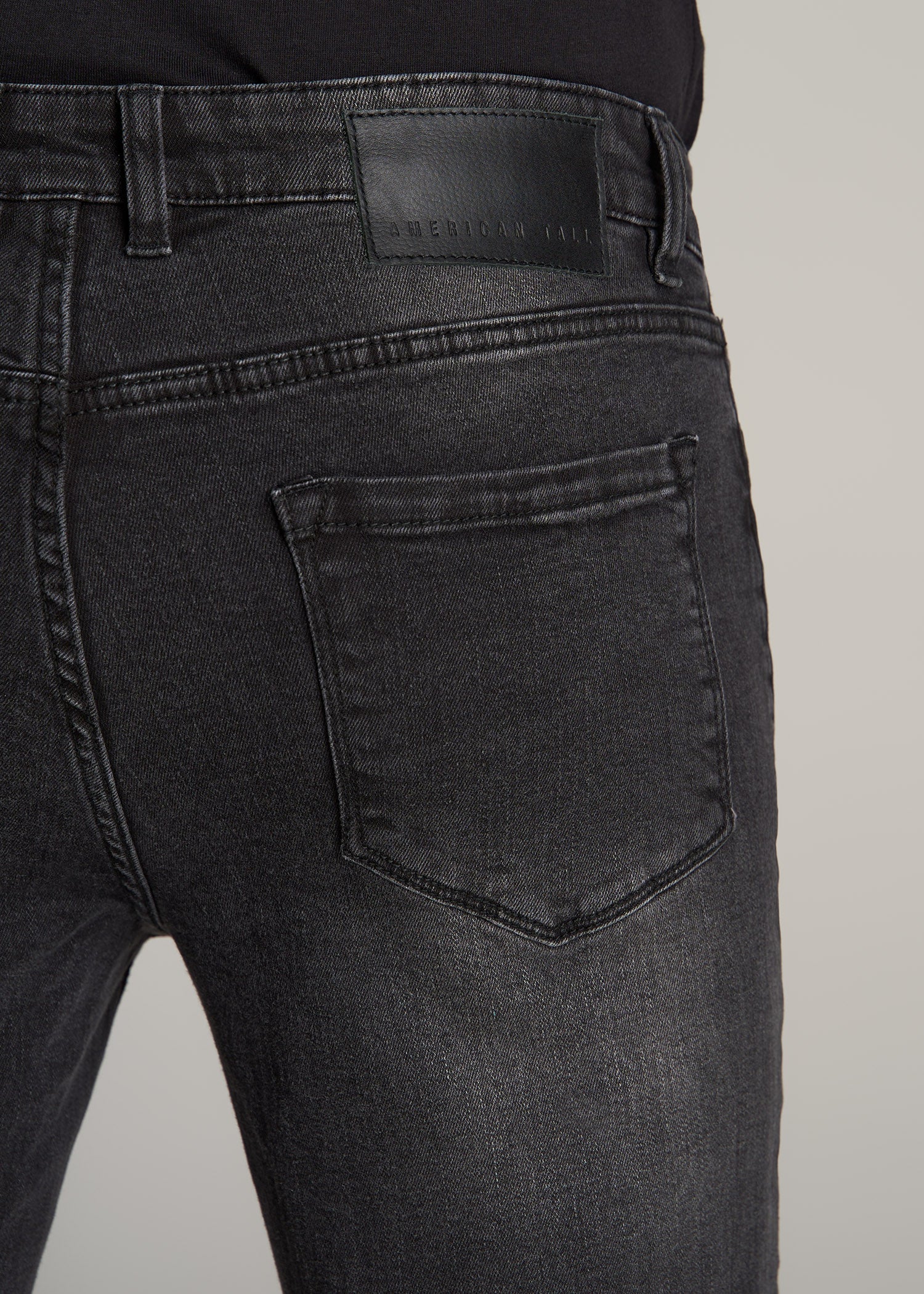 Dylan Slim Fit Jeans for Tall Men in Dark Smoke